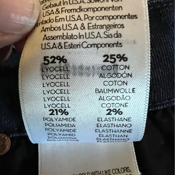 MOTHER The Pixie Jeans Beyond A Shadow Of A Doubt Wash Button Fly Size 24” - Picture 7 of 8